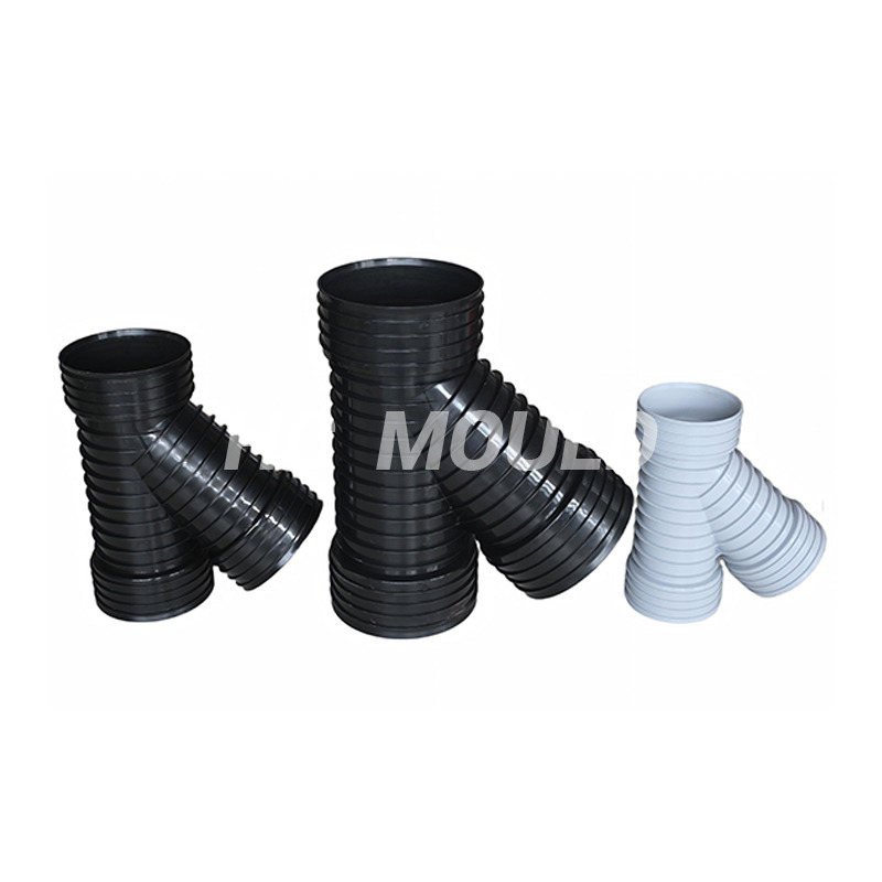 PE Corrugated Pipe Oblique Tee 